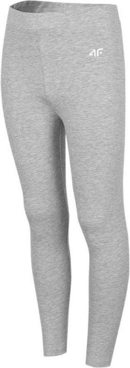 Immagine prodotto 4F Leggings per ragazze cool grigio chiaro screziato HJZ22 JLEG001 27M (152cm) (27)