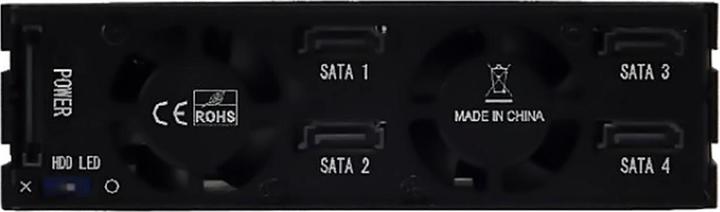 Image du produit JJ Computer JOUJYE JJ-1044M-SS 4 X SAS/SATA I II III Boîtier pour lecteurs de stockage 6.4 cm 2.5 pouces