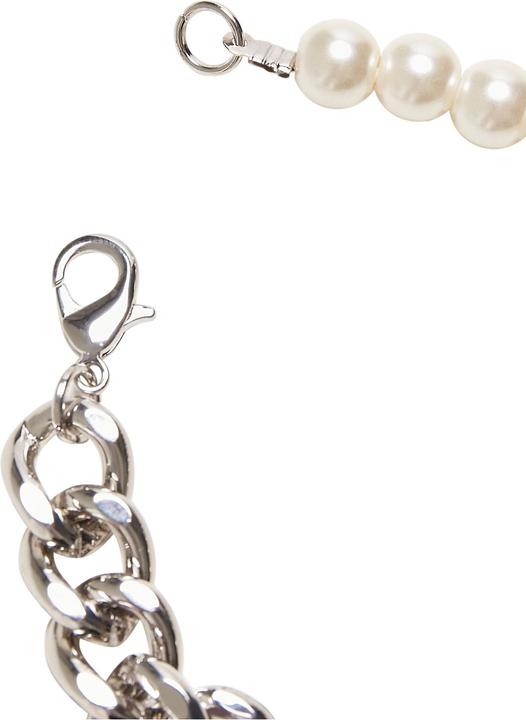Immagine prodotto Urban Classics Bracciale a catena piatta di perle (50% di vetro, 50% di ferro)