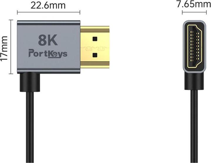 Immagine prodotto Portkeys HDMI (Typ A) - HDMI (Typ A) Kit (1 m, HDMI)