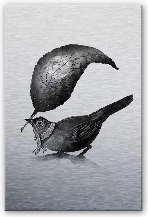 Image du produit Trenddeko Effet d'argent - The Messenger (75 x 120 cm)