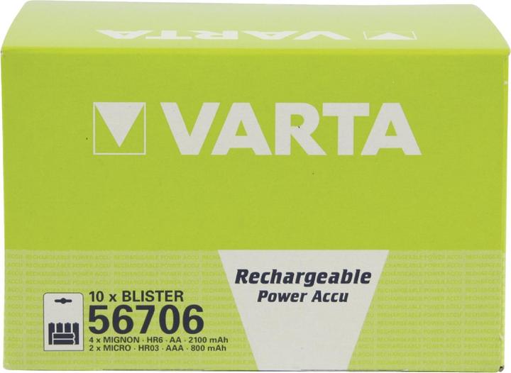 Produktbild Varta 567r2uso Batterie Sonderangebot Ready2Use 4 AA + 2 AAA gratis (6 Stk., AA, AAA, 2100 mAh)