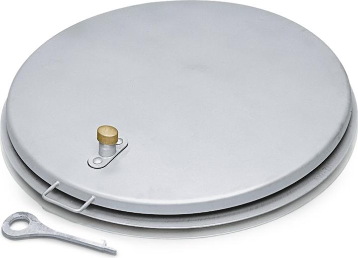 Produktbild Zarges Brunnenabdeckung, rund mit Isolierung, Edelstahl V2A (1.4301) (Gerüst, 92 cm)