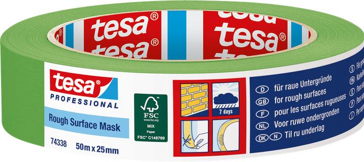 Produktbild tesa Abdeckband für raue Untergründe 25 mm 50 m (25 mm)
