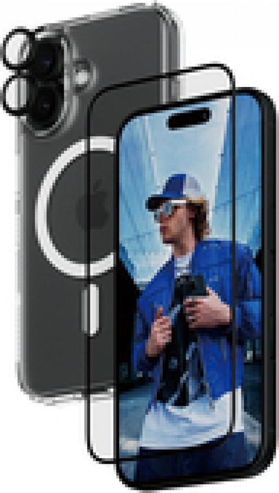 Actual product image PanzerGlass Bundle Ultra Wide FIt Glass + Case + Lens (1 Piece, Apple iPhone 16)