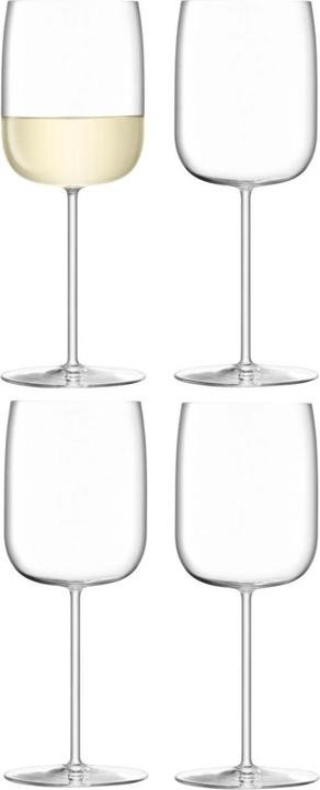 Actual product image LSA Borough Wine Glasses 380ml Clear x 4 (38 cl, 4 Glasses, White wine glasses)