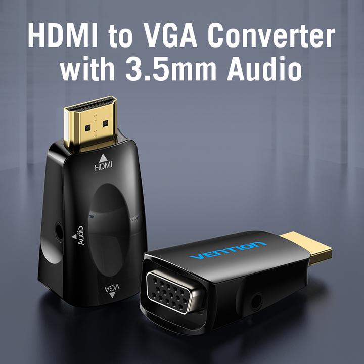 Actual product image Vention Adapter DisplayPort - HDMI HBKB0 (Black) (HDMI, 4.01 cm)