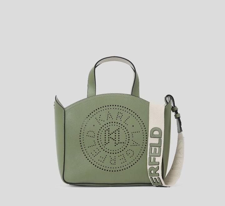 Karl Lagerfeld Circle Tote Perforated