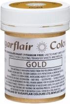 Produktbild Sugarflair Schokoladenfarbe Gold - E171 Free 35g