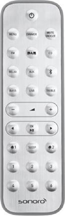 Actual product image Sonoro CD - DAB+ table radio with CD, Bluetooth, AUX-IN and USB (Bluetooth)