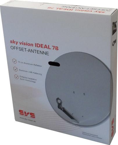 Produktbild Sky Vision Ideal 78 Alu Satellitenspiegel hellgrau