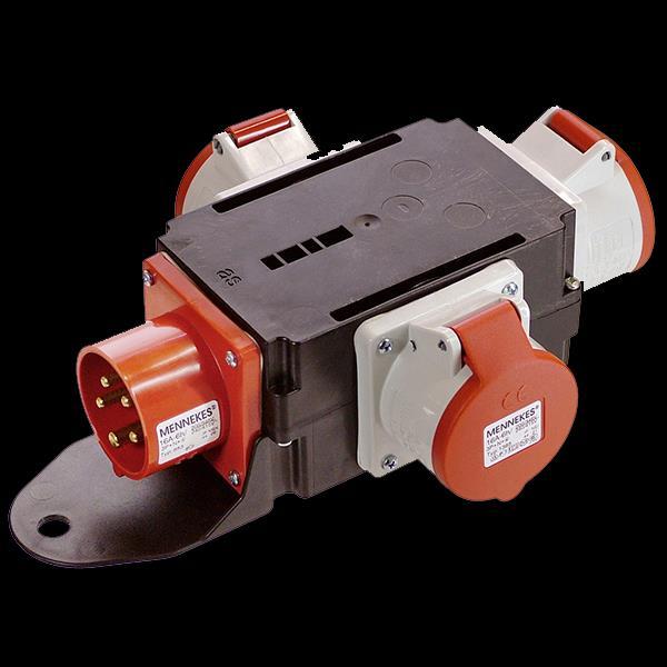 Produktbild Bachmann CEE adapter CEE 400 V/16A 3x16A5p400V IP44 (CEE)