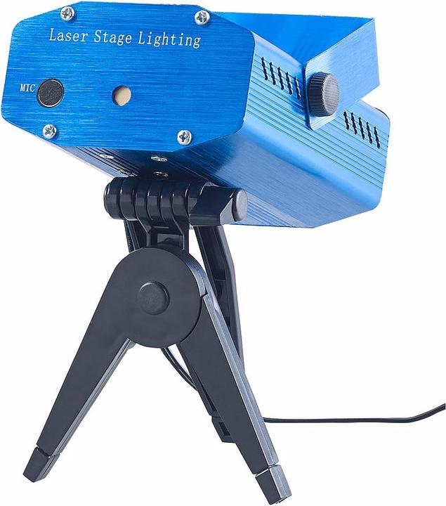 Produktbild Lunartec 2-mal: Indoor-Laser-Projektor mit Sound-Steuerung (Sternenmeer-Effekt)