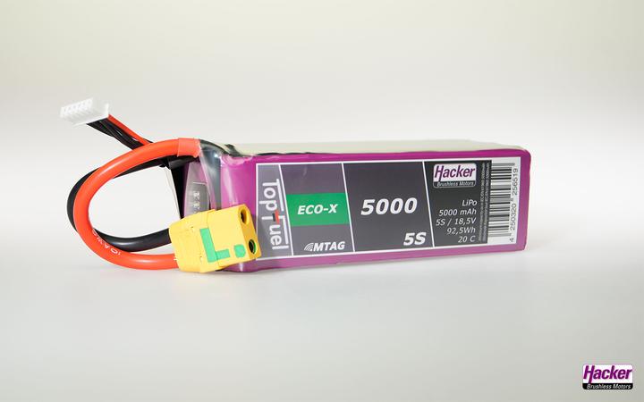 Image du produit Hacker Pack LiPo TF ECO-X 5000mAh 5S MTAG (18.50 V, 5000 mAh)