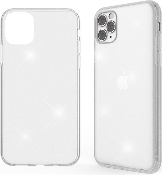 Immagine prodotto Nalia Copertura in silicone trasparente con glitter (Apple iPhone 11 Pro)