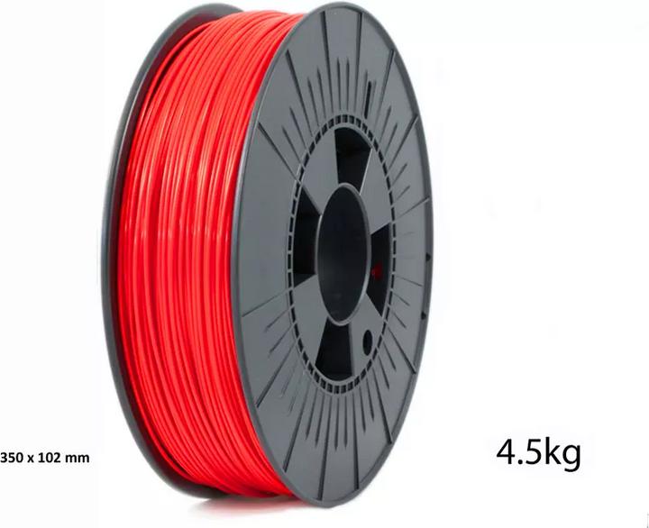 Immagine prodotto Filamento PLA Pro rosso sangue 4,5 kg 1,75 mm (PLA, 1.75 mm, 4500 g, Rosso)