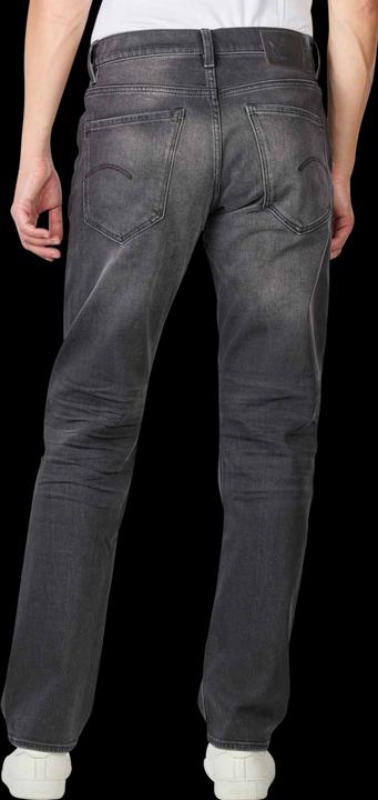 Actual product image G-Star Mosa Jeans Straight Fit Worn In Black Moon (W36/L32)