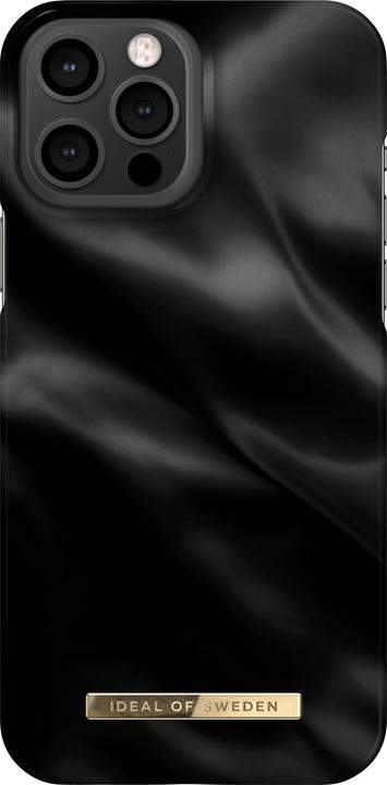 Actual product image iDeal Of Sweden Designer Hard Cover Black Satin (Apple iPhone 13 Pro Max)