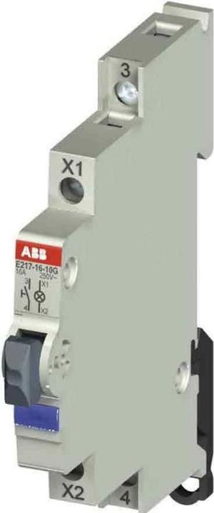 Produktbild ABB E217-16-01C Leuchttaster rot 16A 250VAC 1 Ãffner mit LED