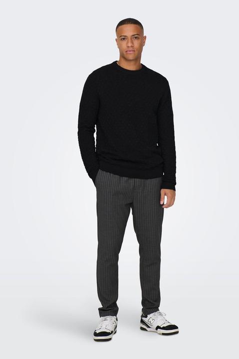 Produktbild Only & Sons Onskalle Reg 12 Struc Crew Knit Noos (M)