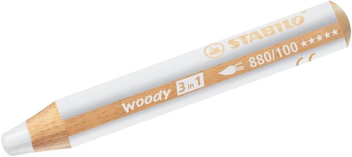 Image du produit STABILO woody 3 en 1 crayon de couleur (Blanc, 1 x)