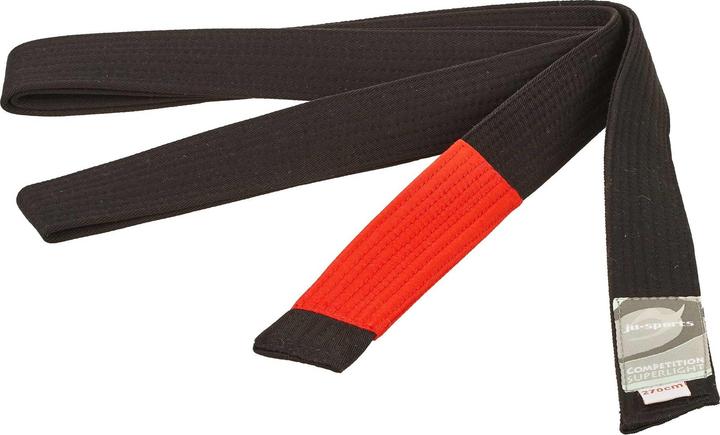 Ju-Sports BJJ Gürtel schwarz Competition superlight unisize 270 cm