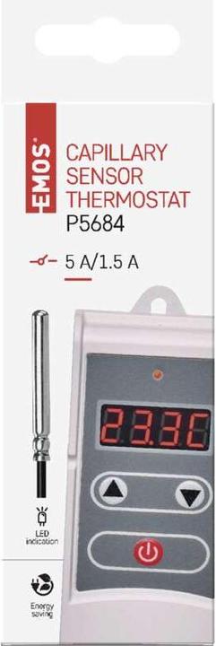 Image du produit Emos Thermostat d'applique avec sonde à distance P5684, manuel
