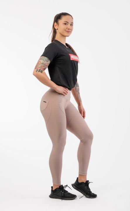 Actual product image Nebbia High Waist & Lifting Effect Bubble Butt Pants 587 cream (L)
