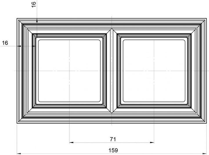 Liregus K14-345-02.R/ON59 2PLC. FRAME