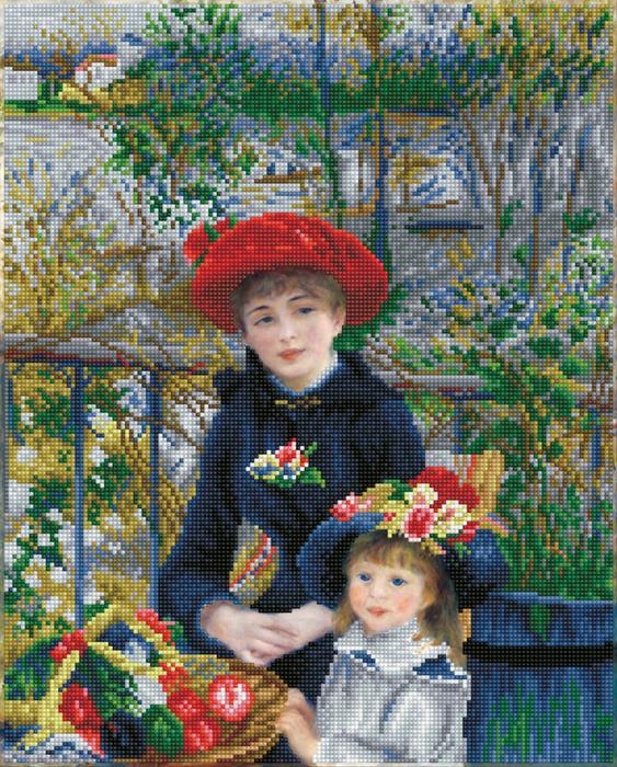 Image du produit Diamond Dotz Deux soeurs sur la terrasse 42 x 52 cm