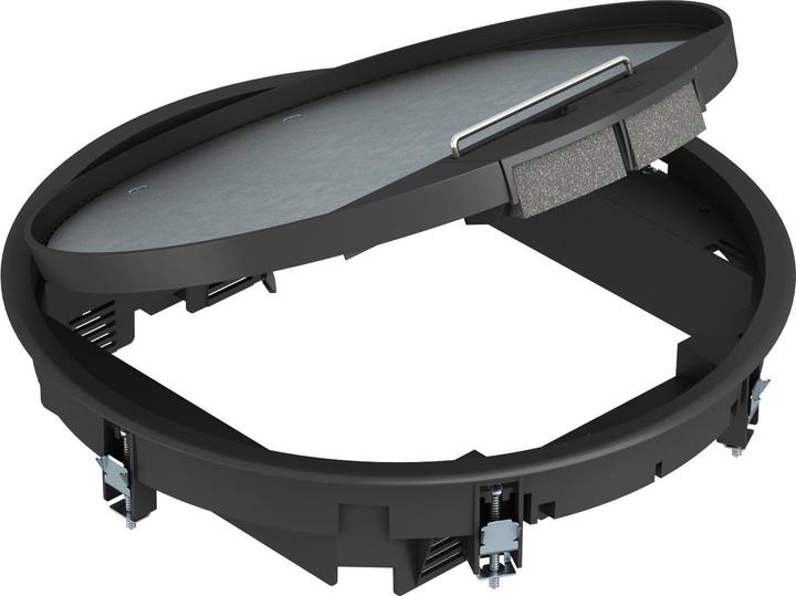 Actual product image OBO Bettermann OBO GESR910U9011 appliance insert graphite black round