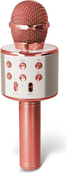 Forever Bluetooth-Mikrofon mit Lautsprecher BMS-300 Lite Roségold