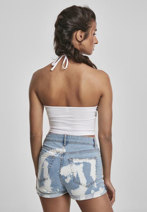 Produktbild Urban Classics Ladies Cropped Neckholder Top 2-Pack (XXL)