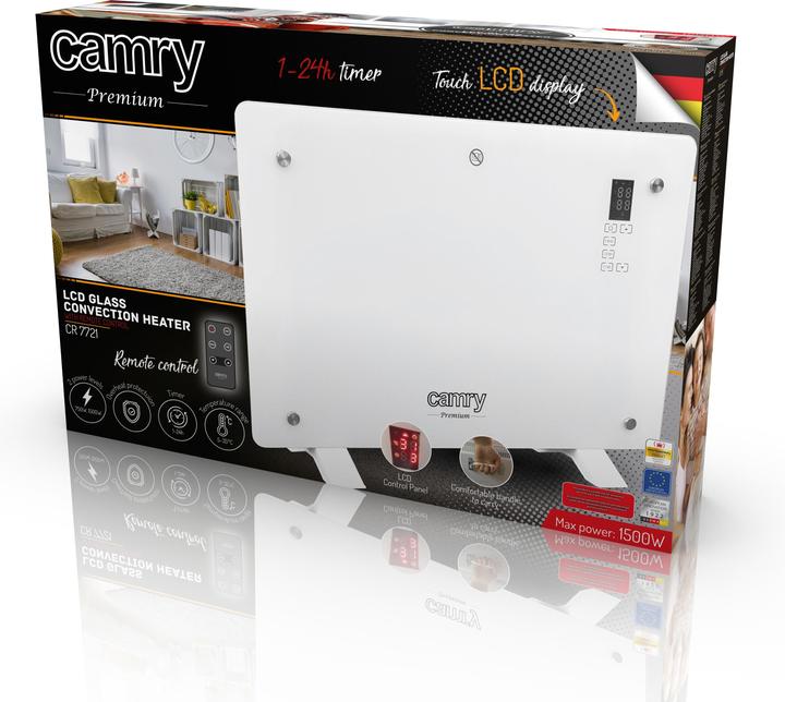 Image du produit Camry CR 7721 Chauffage électrique d'ambiance Indoor Convecteur électrique d'ambiance (1500 W)