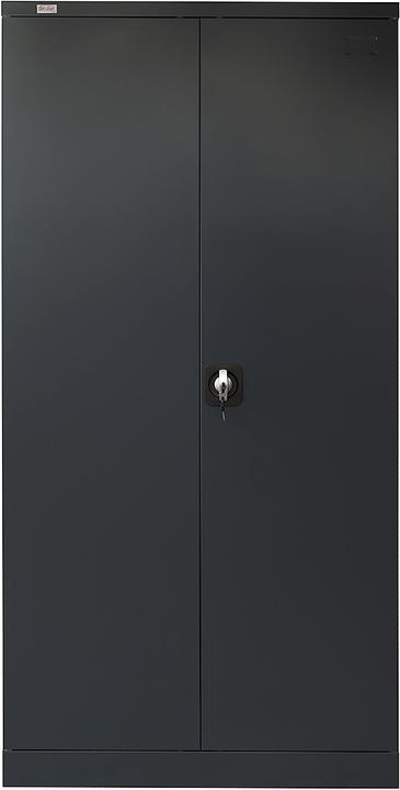 Produktbild Jet-Line Stahlschrank Moskau in dunkelgrau (90 x 40 x 185 cm)