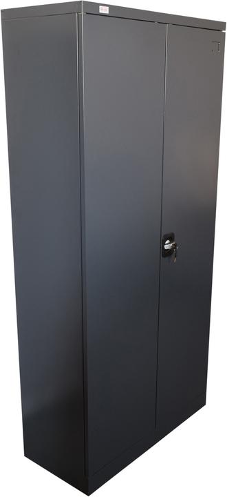 Produktbild Jet-Line Stahlschrank Moskau in dunkelgrau (90 x 40 x 185 cm)