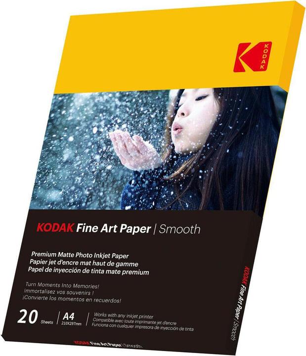 Actual product image Kodak Fine Art Paper 230g Matte Coated Smooth A4x20 (230 g/m², 21 x 29.7 cm, 20 x)