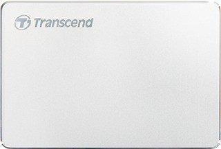 Image du produit Transcend External Hard Drive HDD | | StoreJet | 1TB | USB 3.1 | Couleur Argent | TS1TSJ25C3S (1 To)