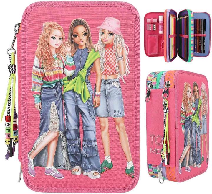 Actual product image Depesche TOPModel 3-Fach Federtasche JOY inkl. Stifte