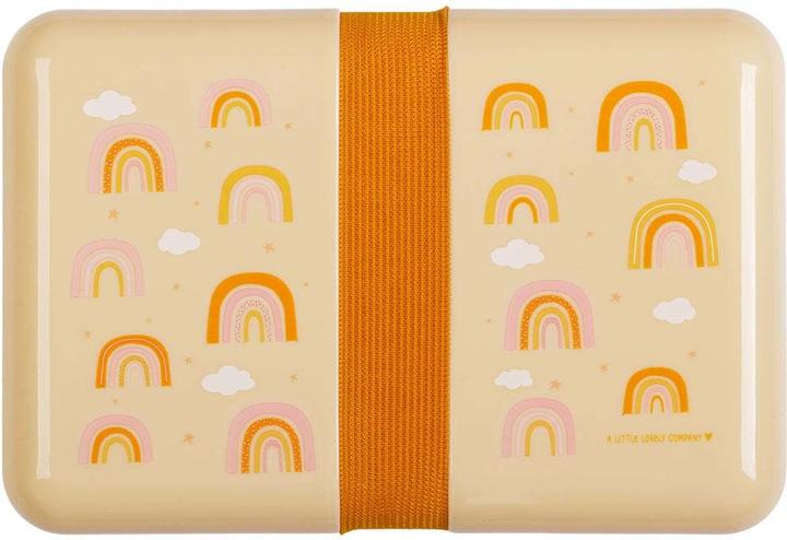 A Little Lovely Company ALLC Lunch Box Rainbows SBRAPI33 gelb