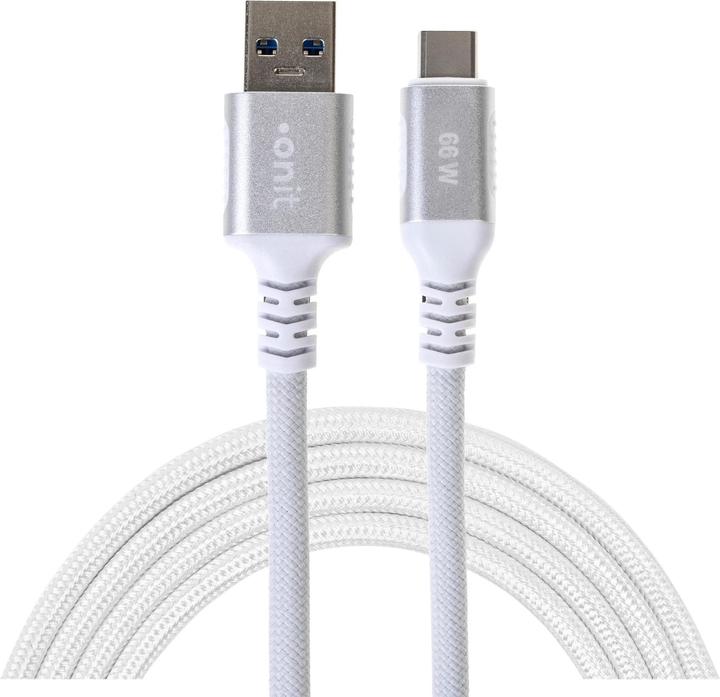 Immagine prodotto Onit USB 3.1-Kabel USB A - USB C 2 m, Weiss (2 m, USB 3.1, 66 W)