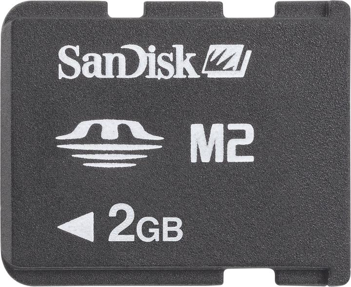 Produktbild SanDisk Memory Stick Micro M2 2GB, inkl. MS Pro D (2 GB, Memory Stick Micro M2)