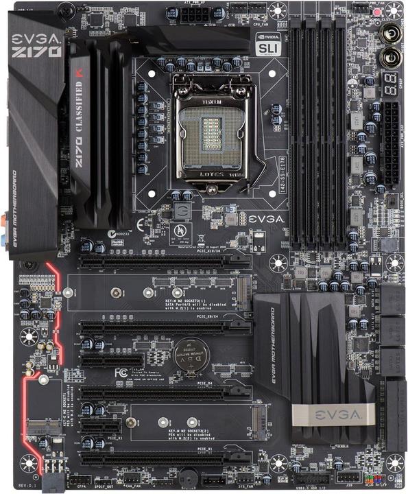 Produktbild EVGA Z170 Classified K (LGA 1151, Intel Z170, ATX)