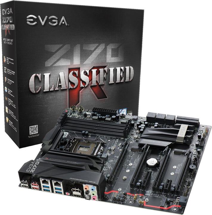 Produktbild EVGA Z170 Classified K (LGA 1151, Intel Z170, ATX)