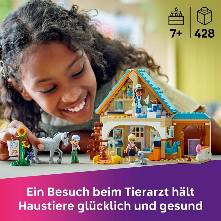 Produktbild LEGO Tierarztpraxis für Pferde und Haustiere (42651, LEGO Friends)