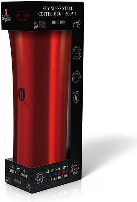 Image du produit BerlingerHaus THERMO CUP 500ml BH-6408 BURGUNDY (0.50 l)