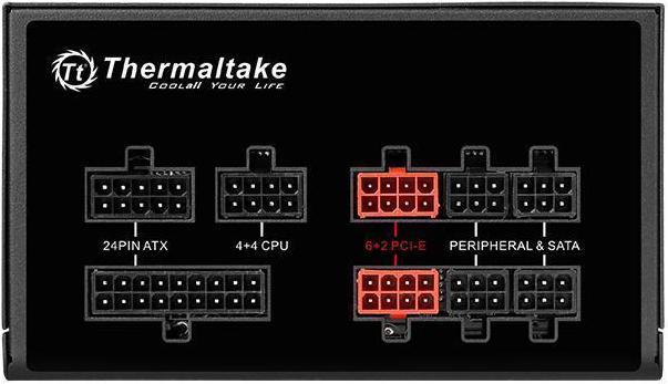 Actual product image Thermaltake PSU ATX650W 80+ GOLD (650 W)