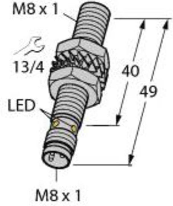 Turk TURCK Induttivo BI2-EG08-AP6X-V1131 ** 4602050 (Misuratore)