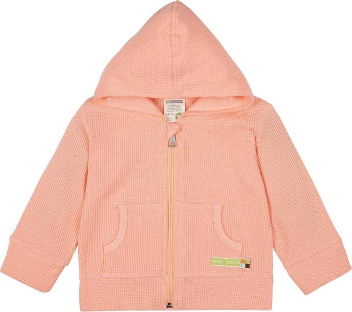 Actual product image loud + proud Hooded jacket waffle structure (68)
