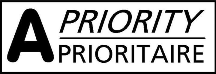Image du produit Trodat Stempel 4911 "A-Priority" A-Priority, Schwarz